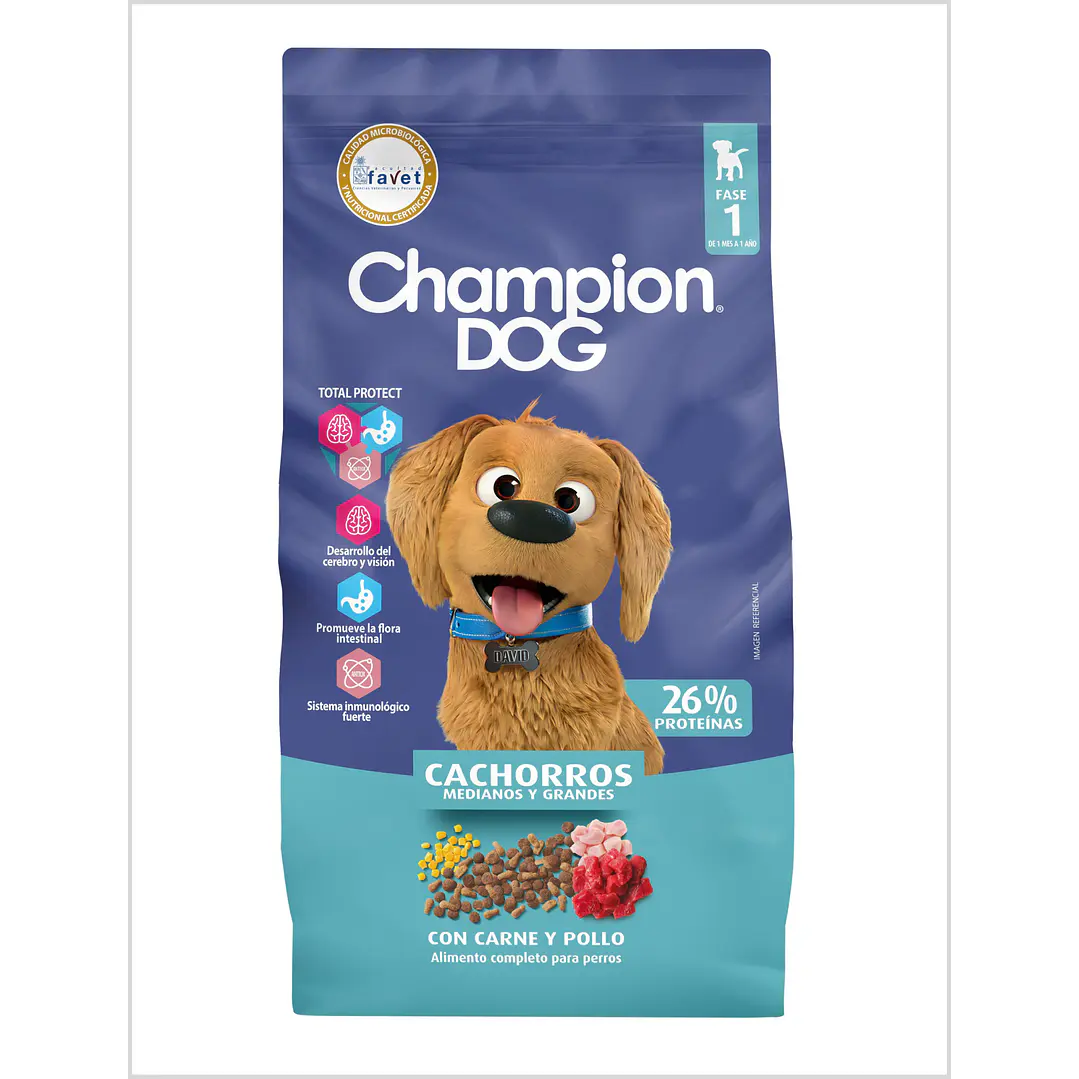 champion dog cachorro 18 kg
