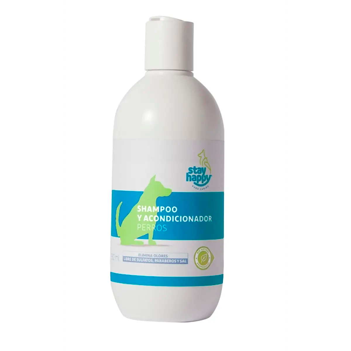 SHAMPOO Y ACONDICIONADOR PERROS STAY HAPPY 350 ML