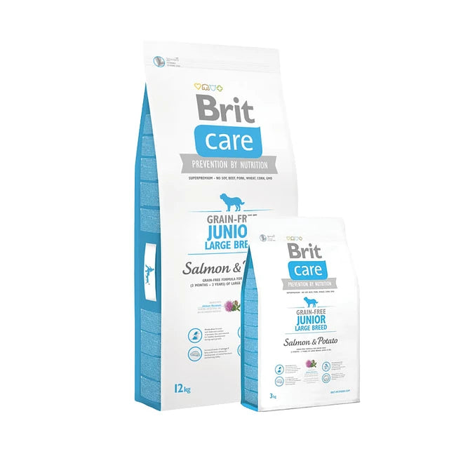 Brit Care Grain-Free Junior Large Salmon 3kg