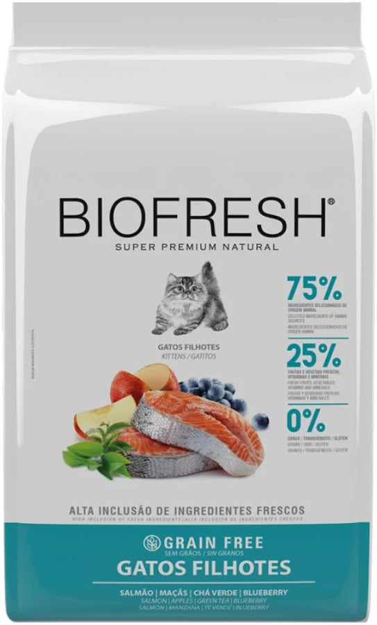 BIOFRESH KITTEN 1,5KG SALMON,MANZANA,ARANDANO
