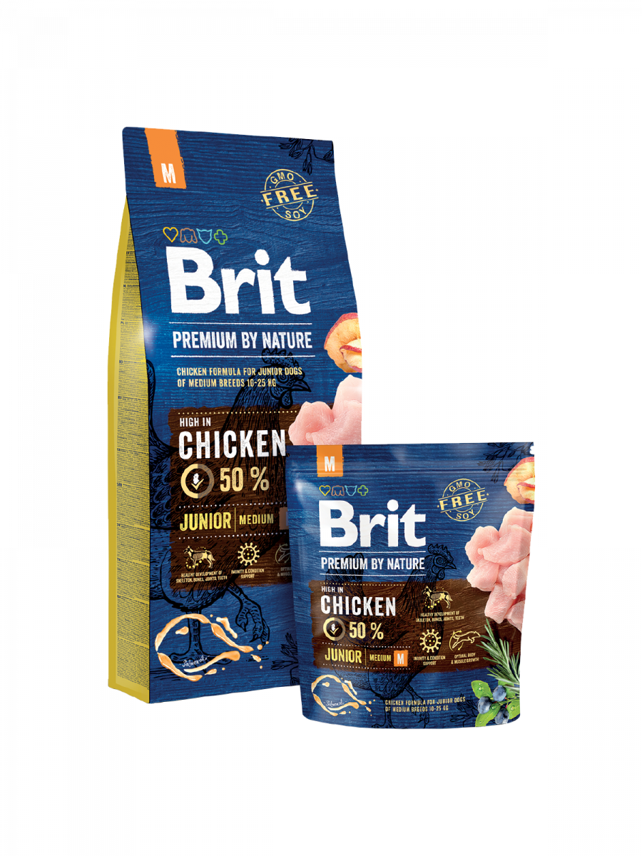 BRIT PREMIUM BY NATURE JUNIOR MEDIUM 15KG