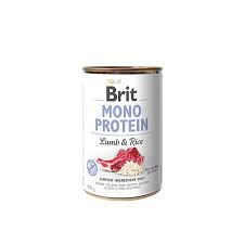 LATA BRIT MONO PROTEIN CORDERO Y ARROZ 400G