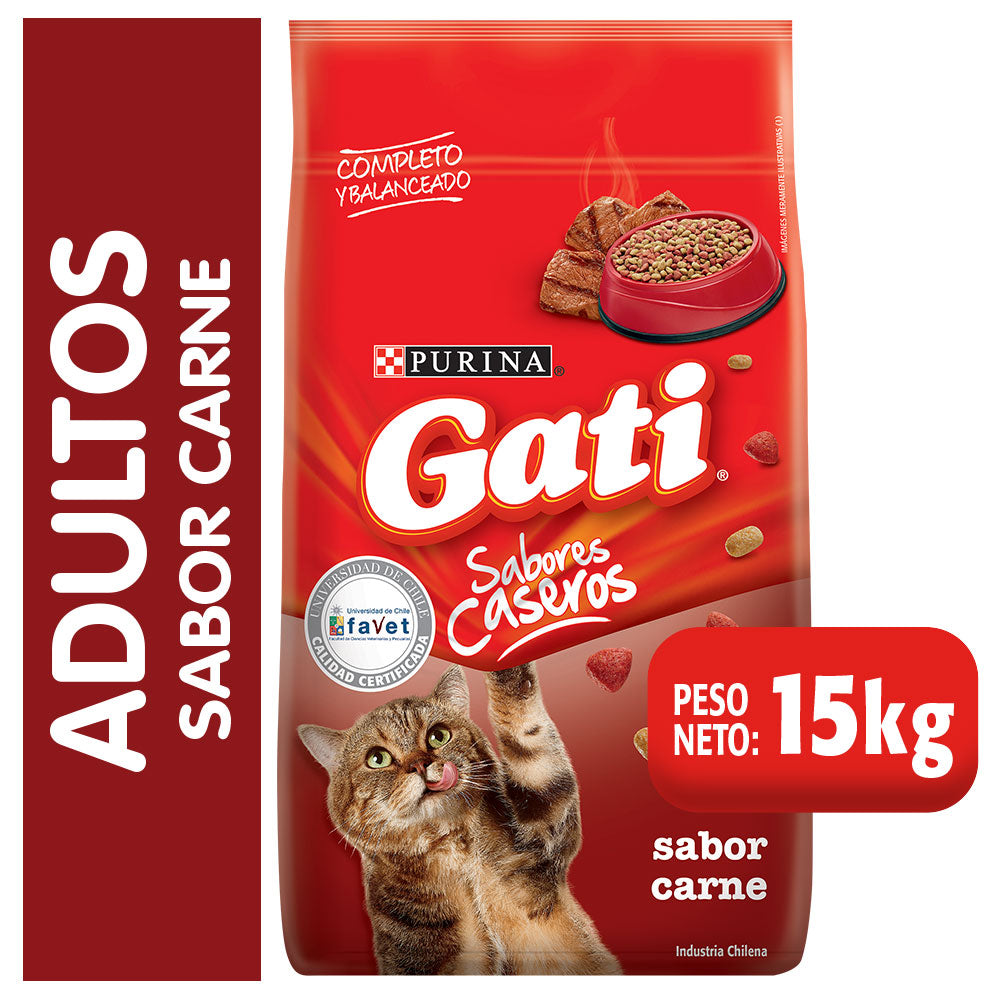 Gati Carne 15kg Adulto