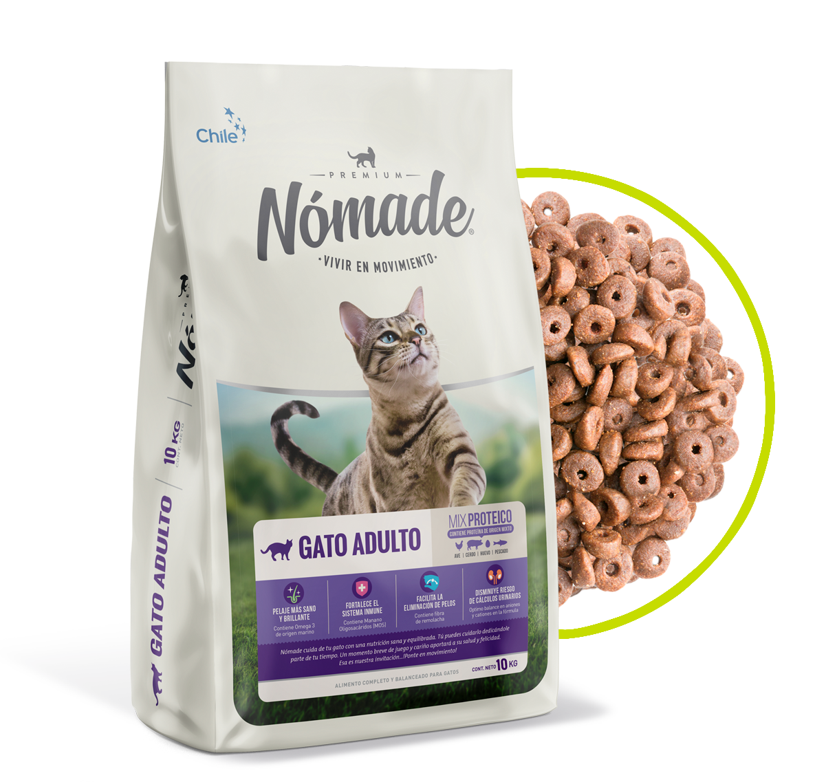 Nomade Gato 10kg Adulto