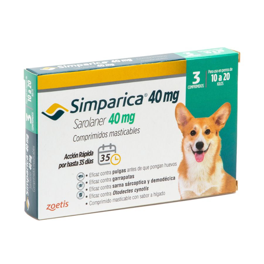 simparica 10 a 20kg 3 comp