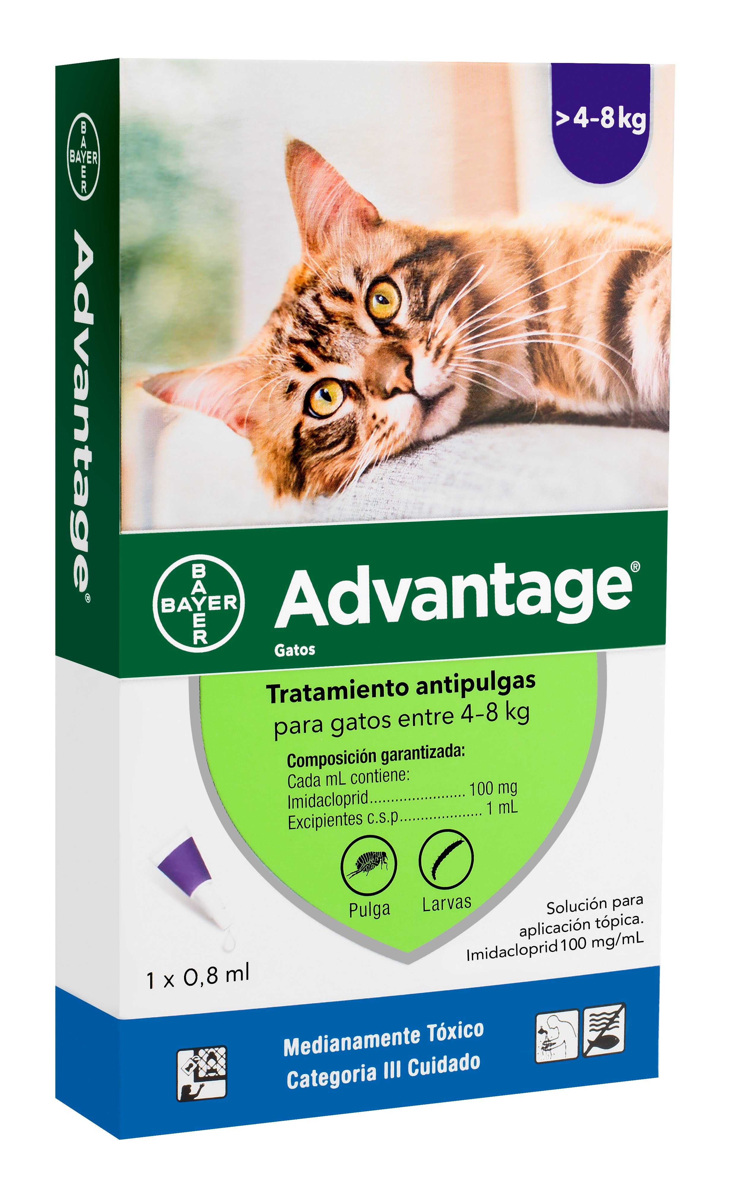 Advantage  Pipeta Gato 4-8KG