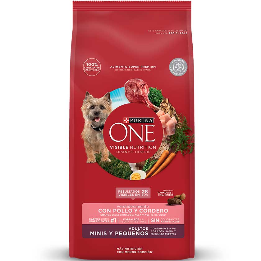PURINA ONE MINIS POLLO Y CORDERO 6KG