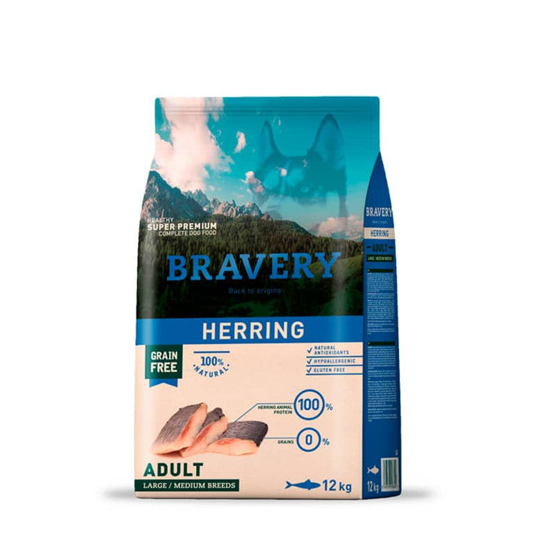 Bravery Herring Perro Adulto Large/Medium 4 kg