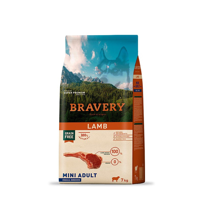 Bravery Lamb Mini Adulto 2kg