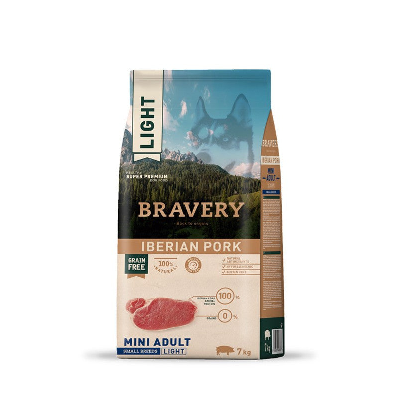 Bravery Light Iberian Pork Mini Adulto 7kg