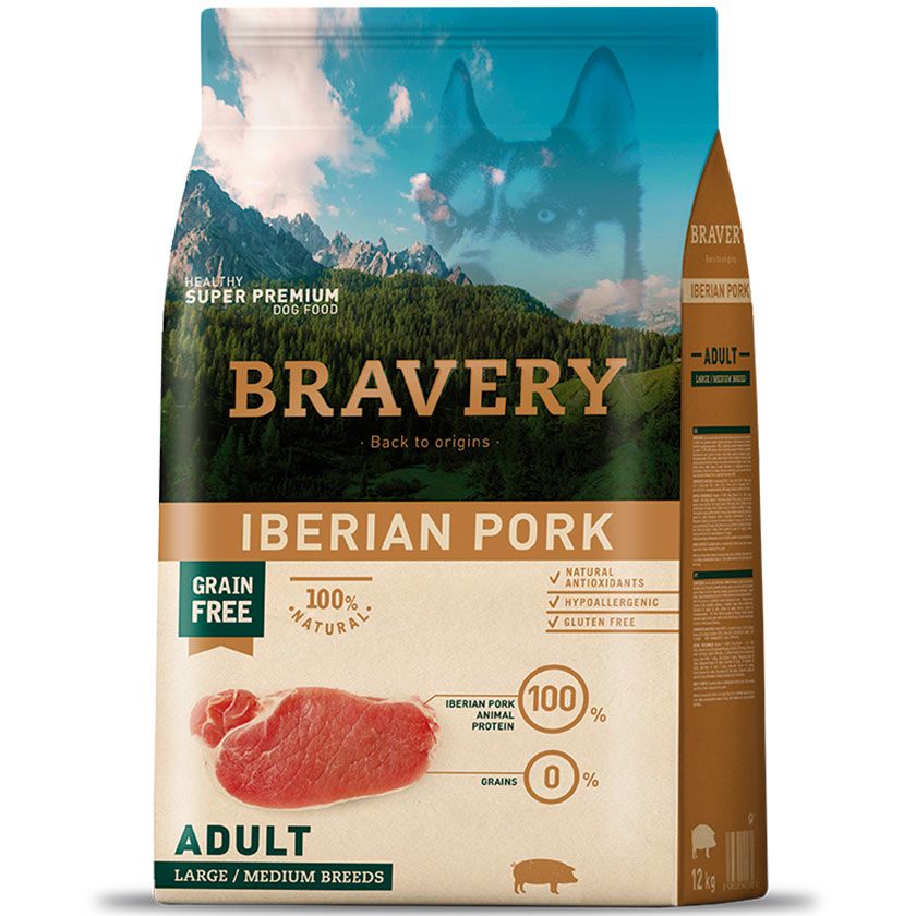 Bravery Iberian Pork Large/Medium 12 kg