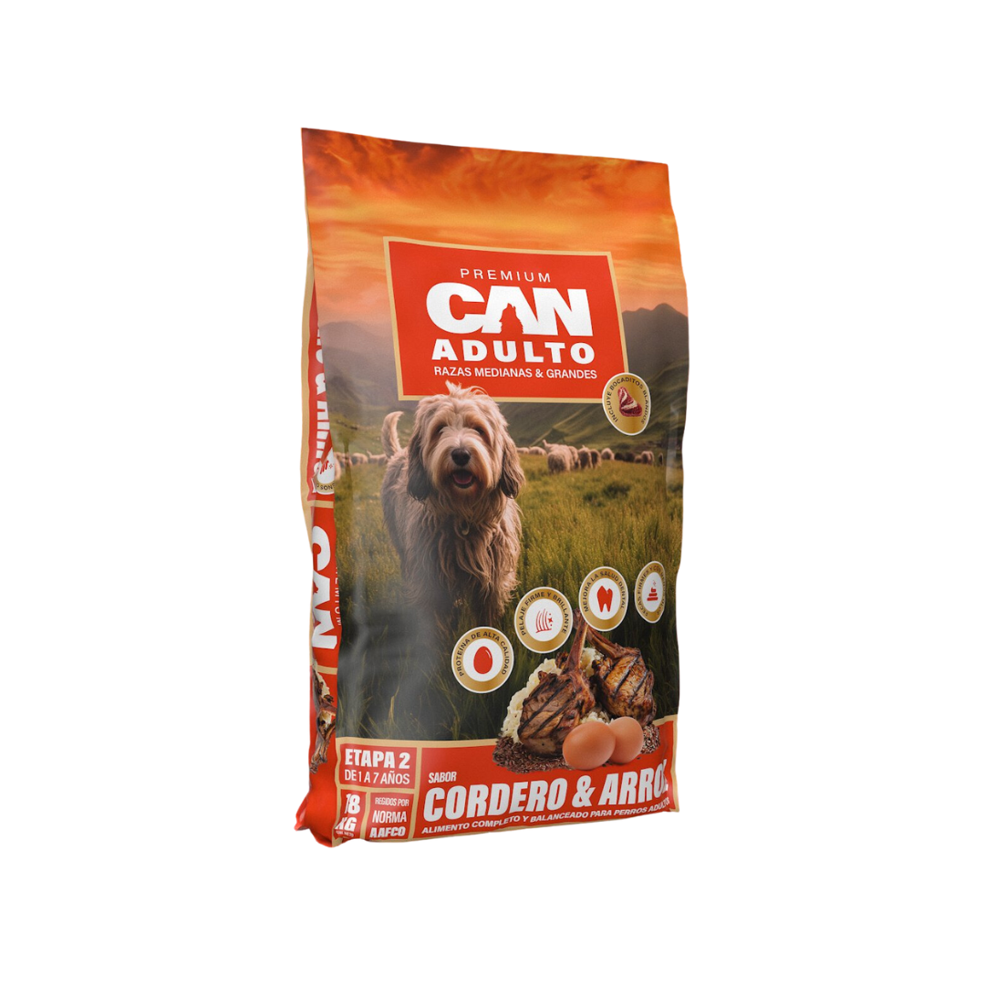 Can Adulto Cordero 18 kg Extruder