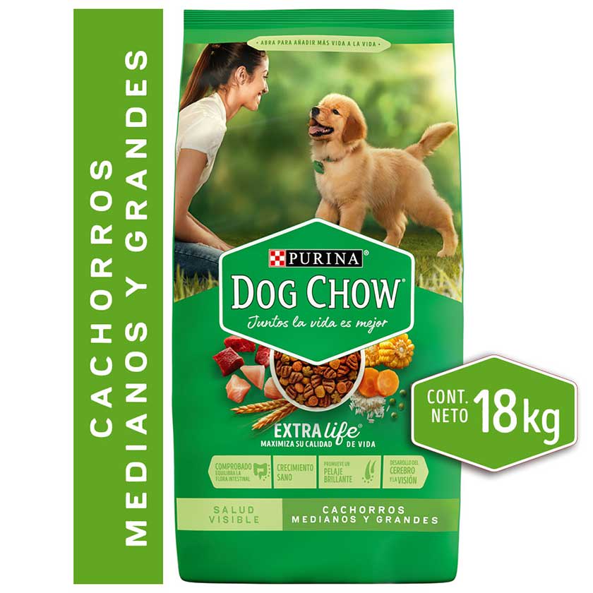 Dog Chow Cachorro 16,5kg Medianos y Grandes
