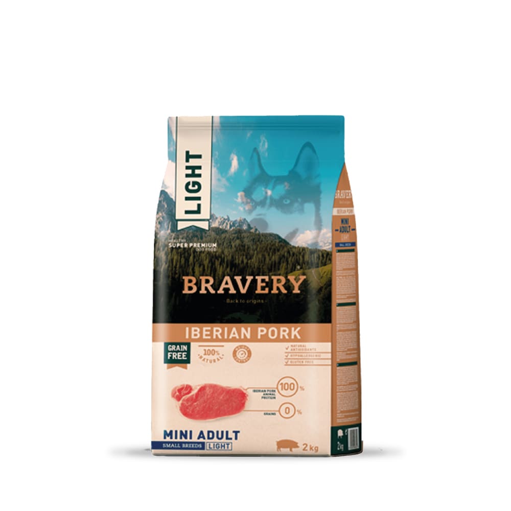 Bravery Light Iberian Pork Mini Adulto 2 kg