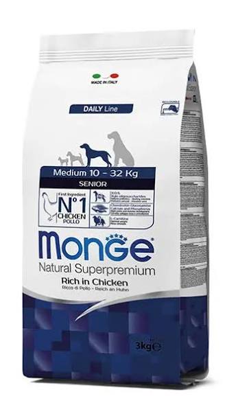 Monge Medium Senior Chicken 12kg
