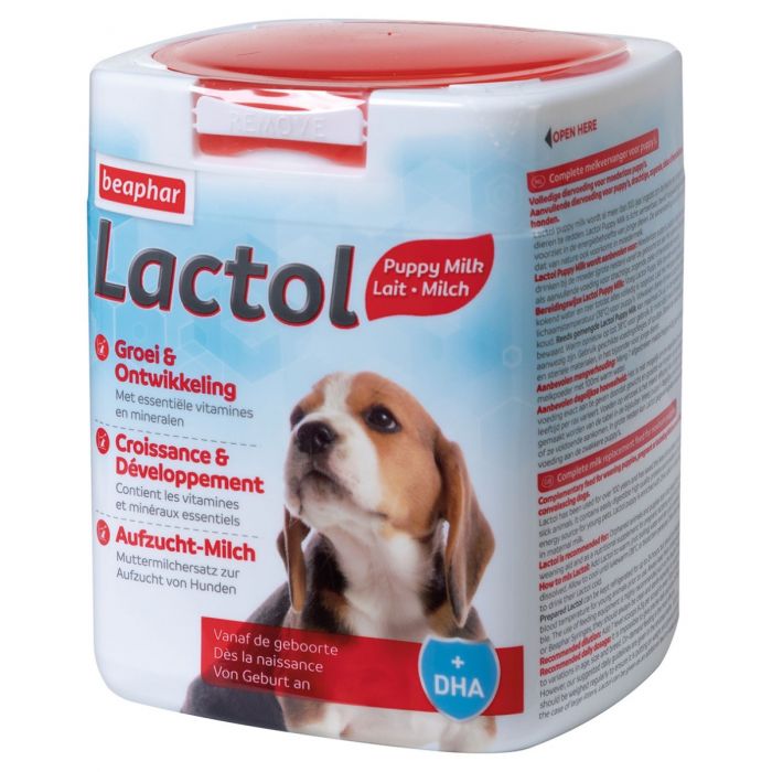 SUSTITUTO LÁCTEO PARA CACHORRO LACTOL 500 GR