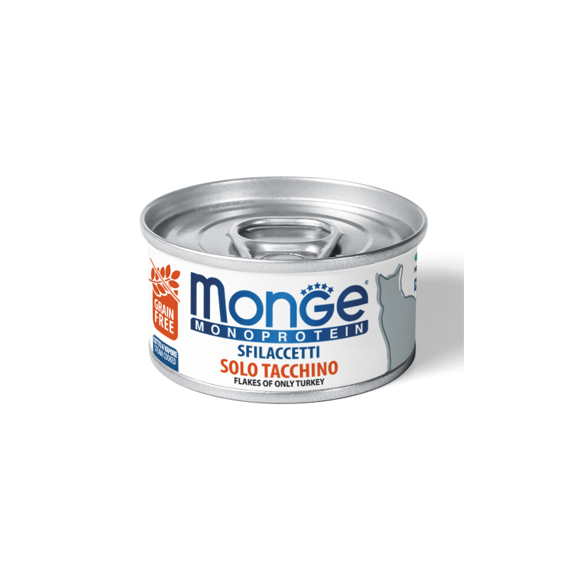 LATA MONGE GATO PAVO 80G