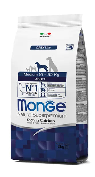 MONGE MEDIUM ADULTO 3KG