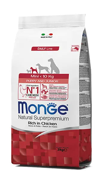 MONGE MINI PUPPY & JUNIOR 3KG