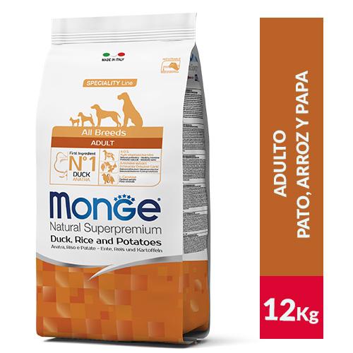 MONGE ALL BREEDS ADULTO DUCK 12KG