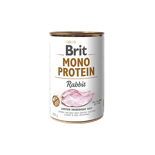 LATA BRIT MONO PROTEIN CONEJO 400G