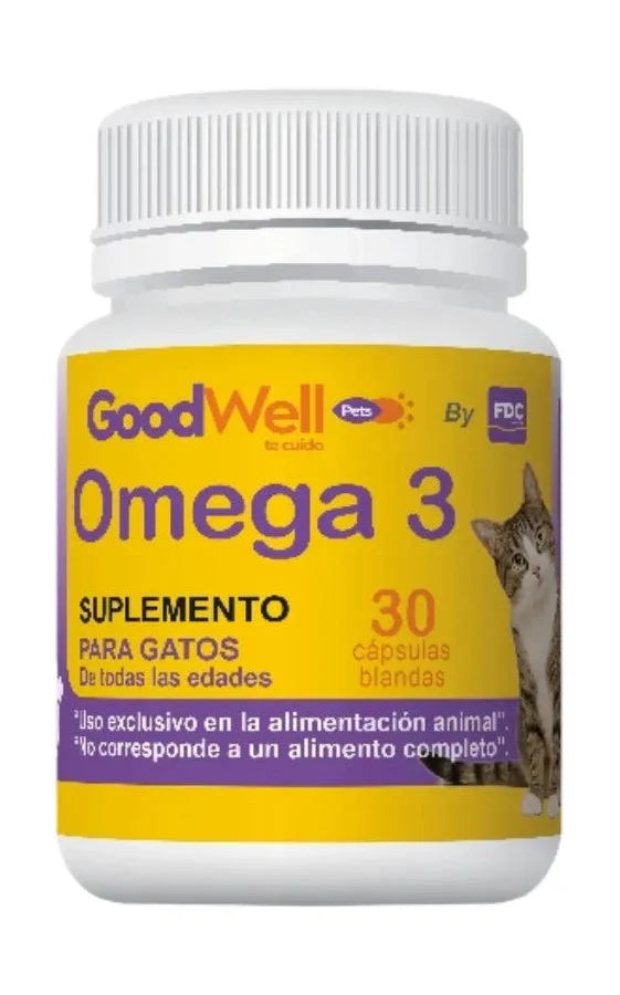 Omega 3 gatos 30 comprimidos