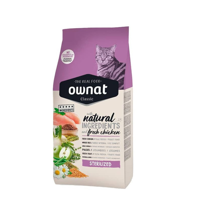 OWNAT CLASSIC STERELIZED CAT 15KG