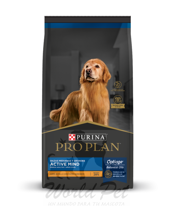 Proplan Active Mind 15kg Medianos y Grandes