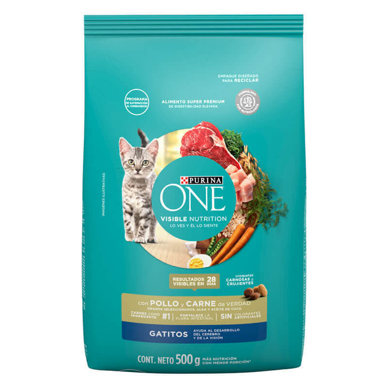 PURINA ONE GATITO POLLO Y CARNE 6KG
