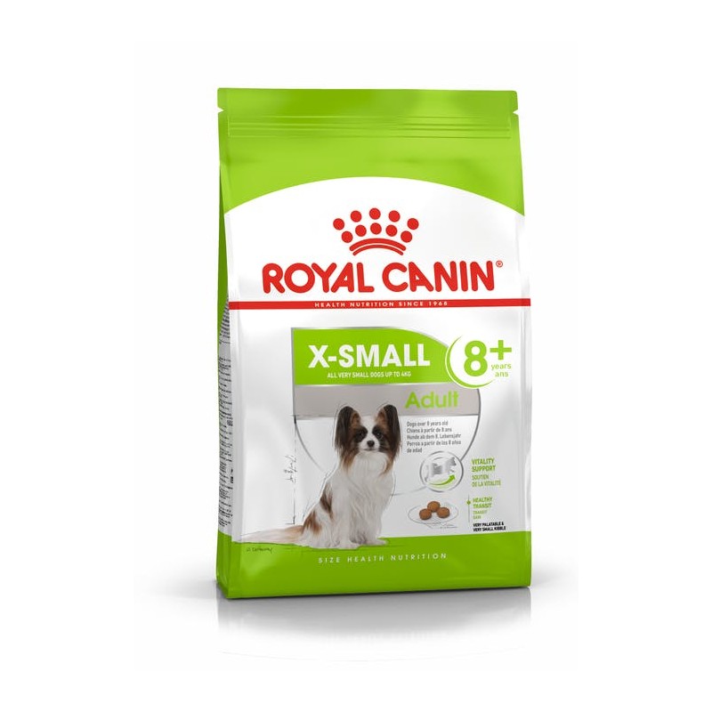 ROYAL CANIN X-SMALL ADULTO 8+ 1KG