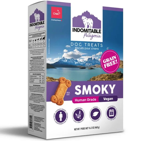 INDOMITABLE GALLETAS GRAIN FREE SMOKY 460G