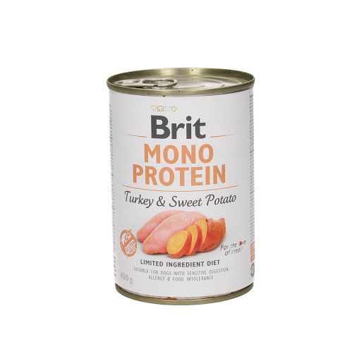 LATA BRIT MONO PROTEIN PAVO Y PAPA 400G