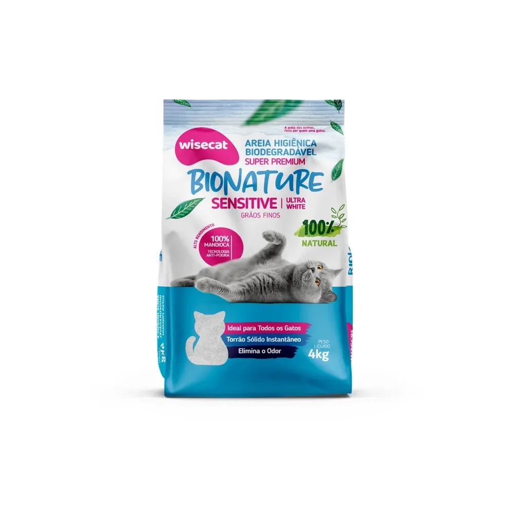 arena sanitaria wisecat sensitive 4 kg